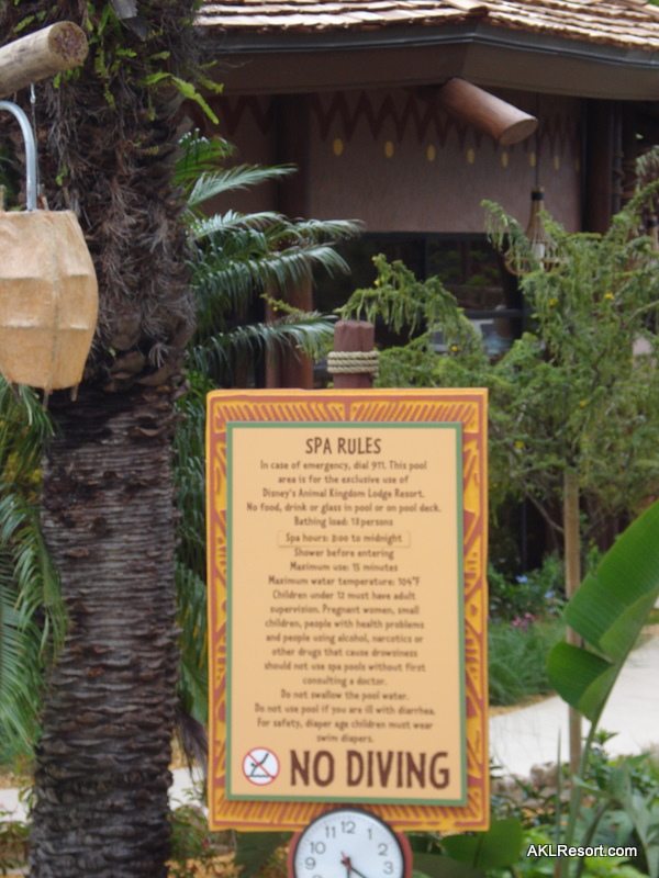 Samawati Springs Hot Tub Rules